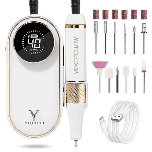 Portable Battery Charging Nail Drill