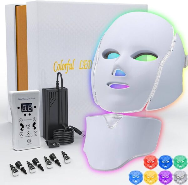 Colourful LED facial mask machine